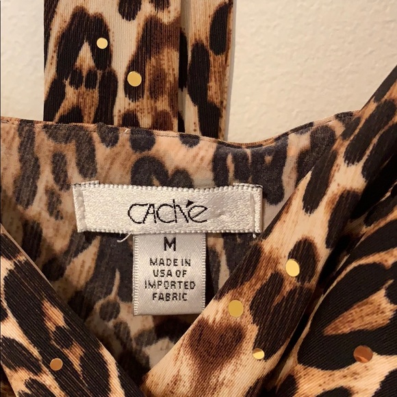 Cache Leopard Print Cami - Picture 3 of 5